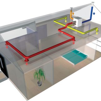 Ventilationsbyggsats FTX -125m²-0