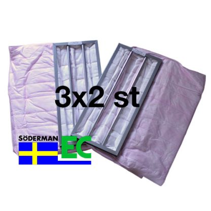 Filterpaket 3-pack Heru 130 S EC Eko-0