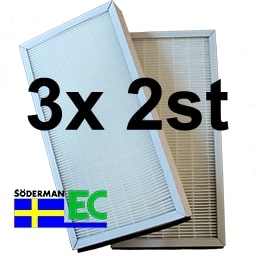 Filterpaket 3-pack Heru 160 T EC Eko-0