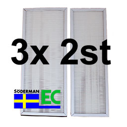 Filterpaket 3-pack Heru 115 T/130 T EC/140 T Eko-0