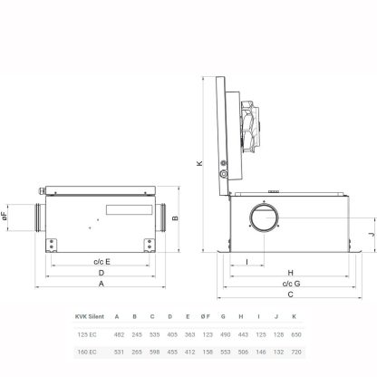 KVK Silent 125 EC-7354