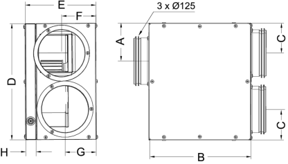 VEF-2 - Kryddhyllefläkt SystemAir-814834