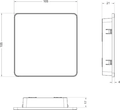 Systemair Save Light Touch-display vit-744654